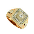 Кольцо с бриллиантами, Золото 585